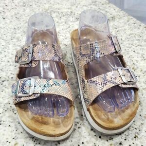 ✨️ Natural Walk leather sandals by esmara, size 8